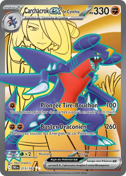 Carchacrok ex Full Art Rivalités Destinées 215/131 FR
