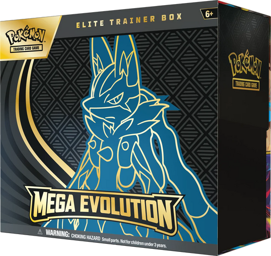 (PRECOMMANDE) ETB – Pokémon – Coffret Dresseur d’Elite – ME01 – Mega Evolution –Lucario-FR (Max 2pp, livraison la semaine du 10 Octobre-sortie officielle)