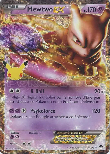 Mewtwo EX Célébrations FR