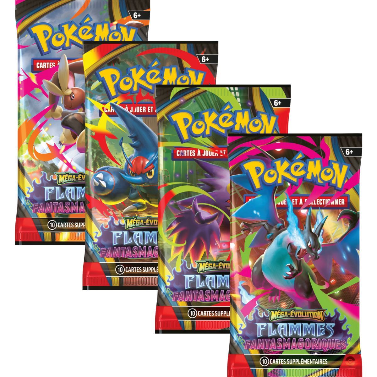 (PRECOMMANDE) Booster – Pokémon – ME02 – Flammes fantasmagoriques - À l’achat de 36 boosters, vous aurez droit à une display scellée - FR (Max 72pp, livraison la semaine du 14 Novembre-sortie officielle)